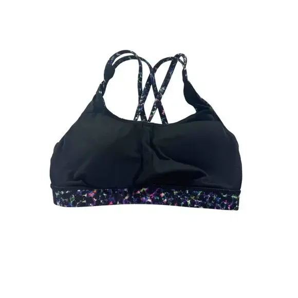 lululemon Energy Bra Size 6 Padded Summer Mirage Multi SeaWheeze Running - Picture 5 of 5